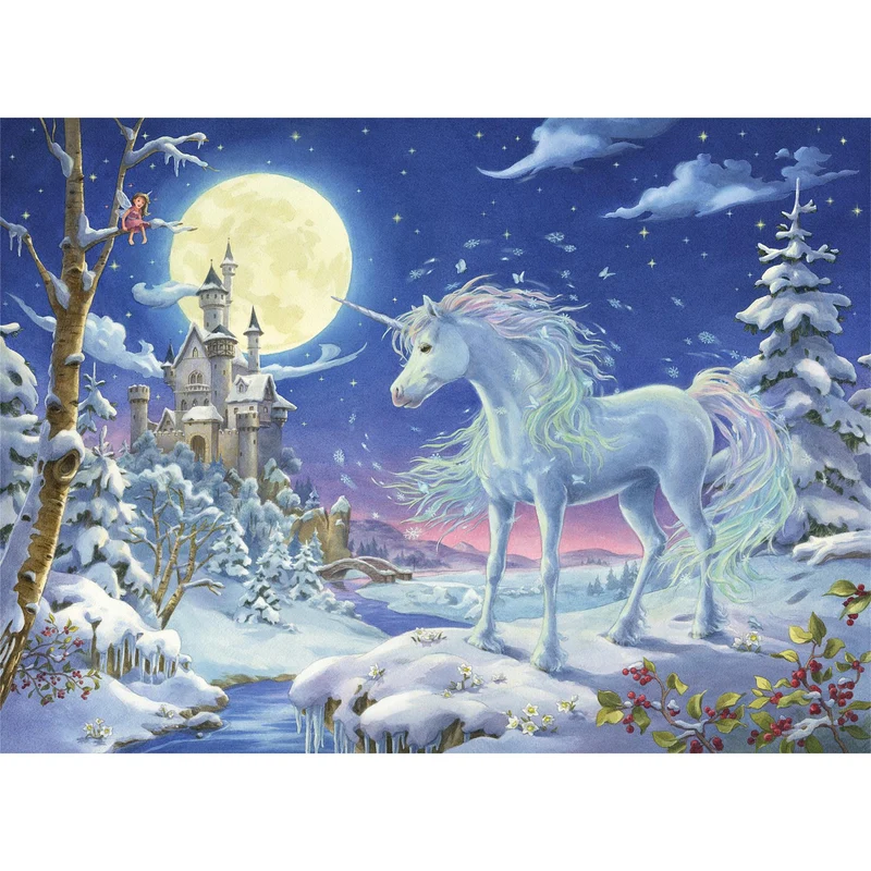 Unicorn in the Magical Forest Christmas Advent Calendar | Fairytale Calendar