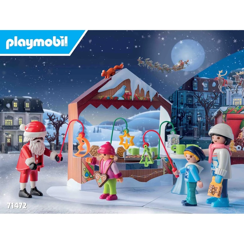 Playmobil Trip to the Christmas Market - Children's Toy Christmas Advent Calendar