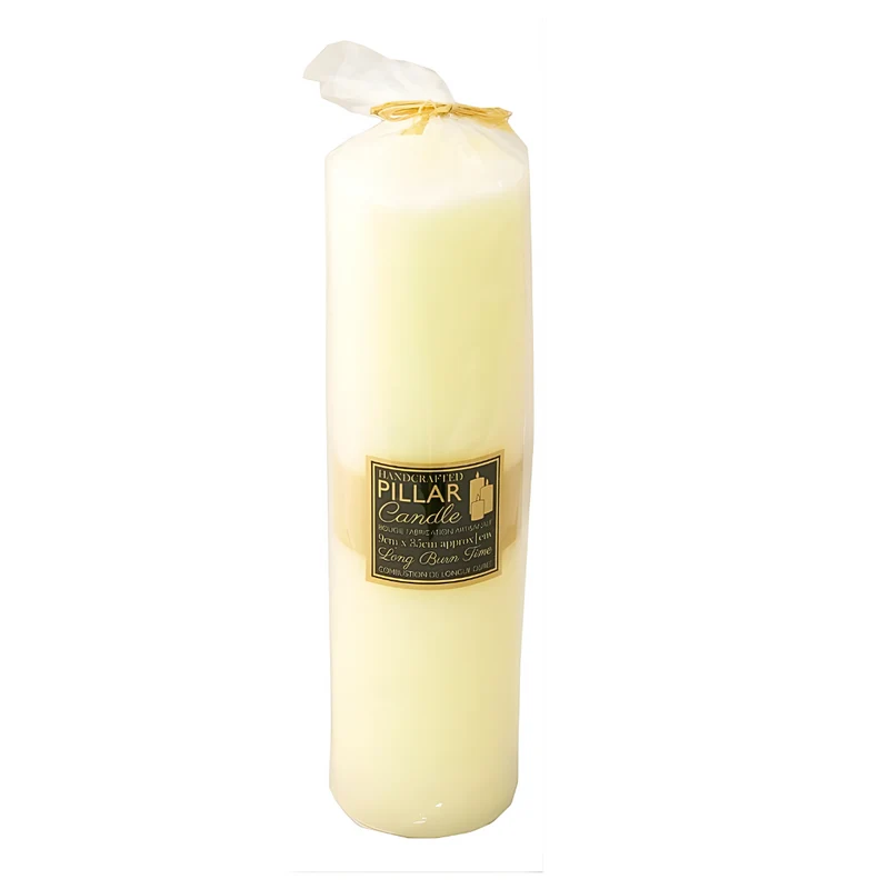 250 Hour Large Church Pillar Candle ~ Cream Votive Candle