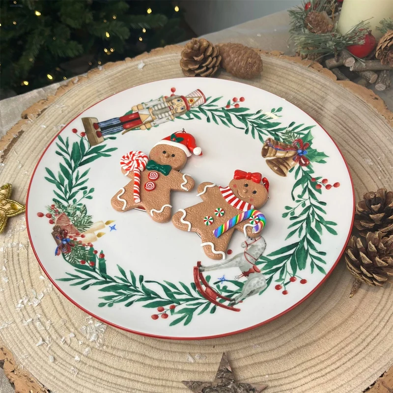 Christmas Nutcracker Plate | Traditional Festive Round Ceramic Plate - 27cm