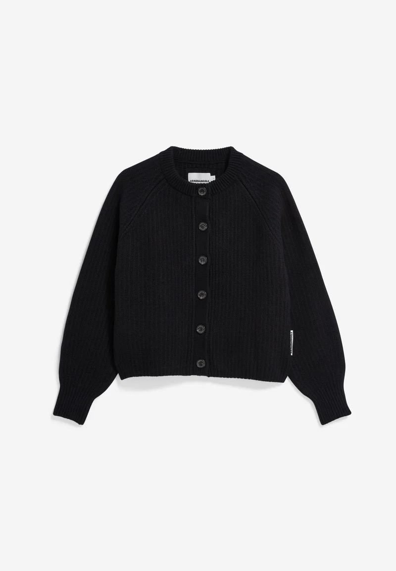 RIPP-STRICKJACKE | black