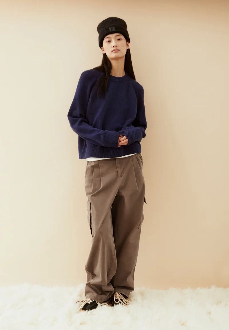 WOLLSTRICKPULLOVER | blue moon