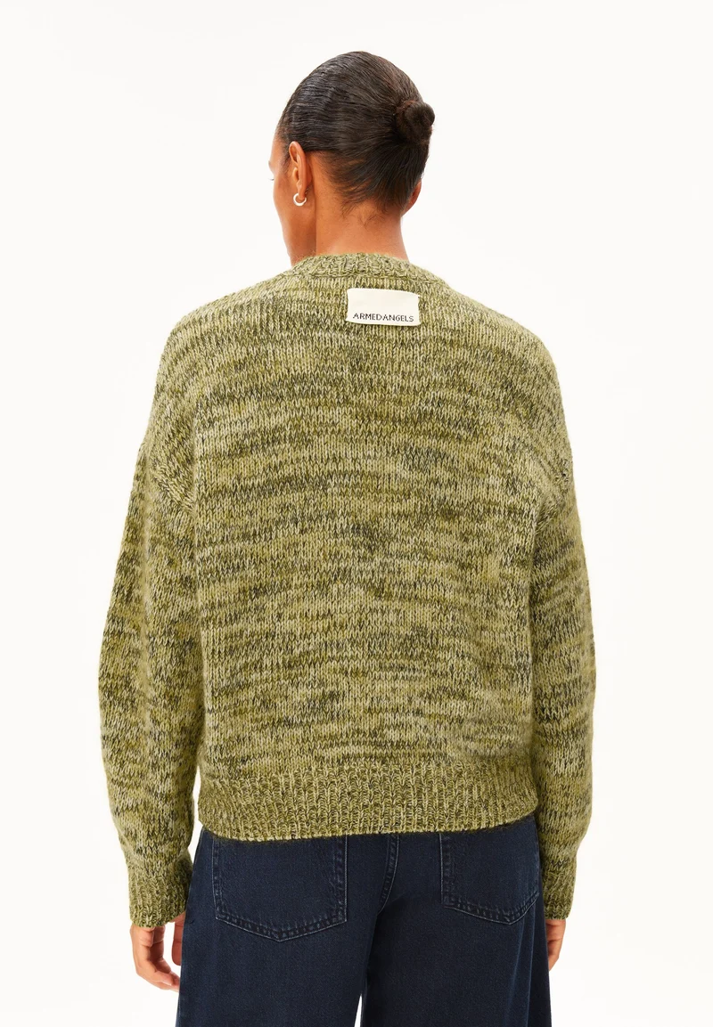 MOULINÉ BRUSHED STRICKPULLOVER | oatmilk