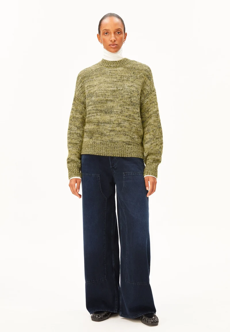 MOULINÉ BRUSHED STRICKPULLOVER | oatmilk