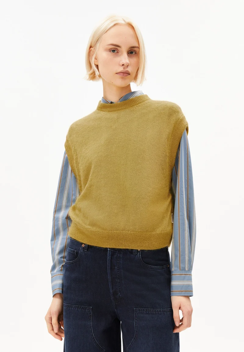 MOHAIR-MIX STRICKPULLUNDER | mosslace