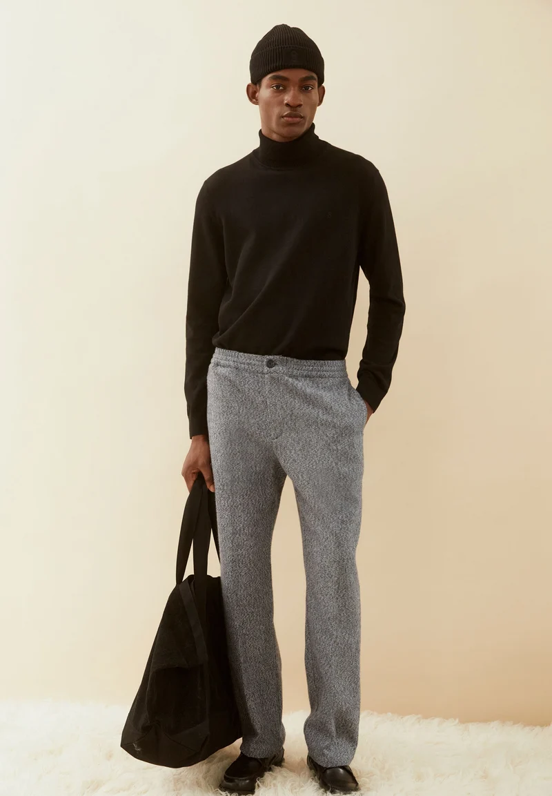 GAARDO STRICK-ROLLKRAGENPULLOVER | black