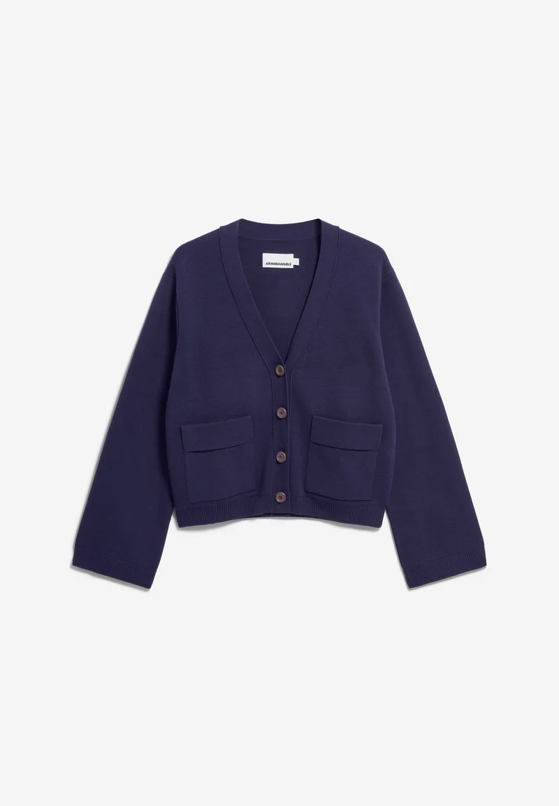 KOMPAKTE STRICKJACKE | tinted navy