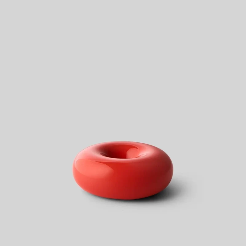 Kerzenhalter aus Keramik BOB Red Small - Studio About