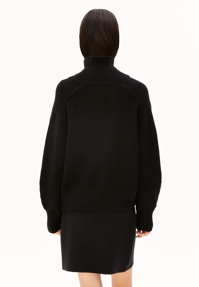 WINTER-BAUMWOLL-STRICKPULLOVER | black