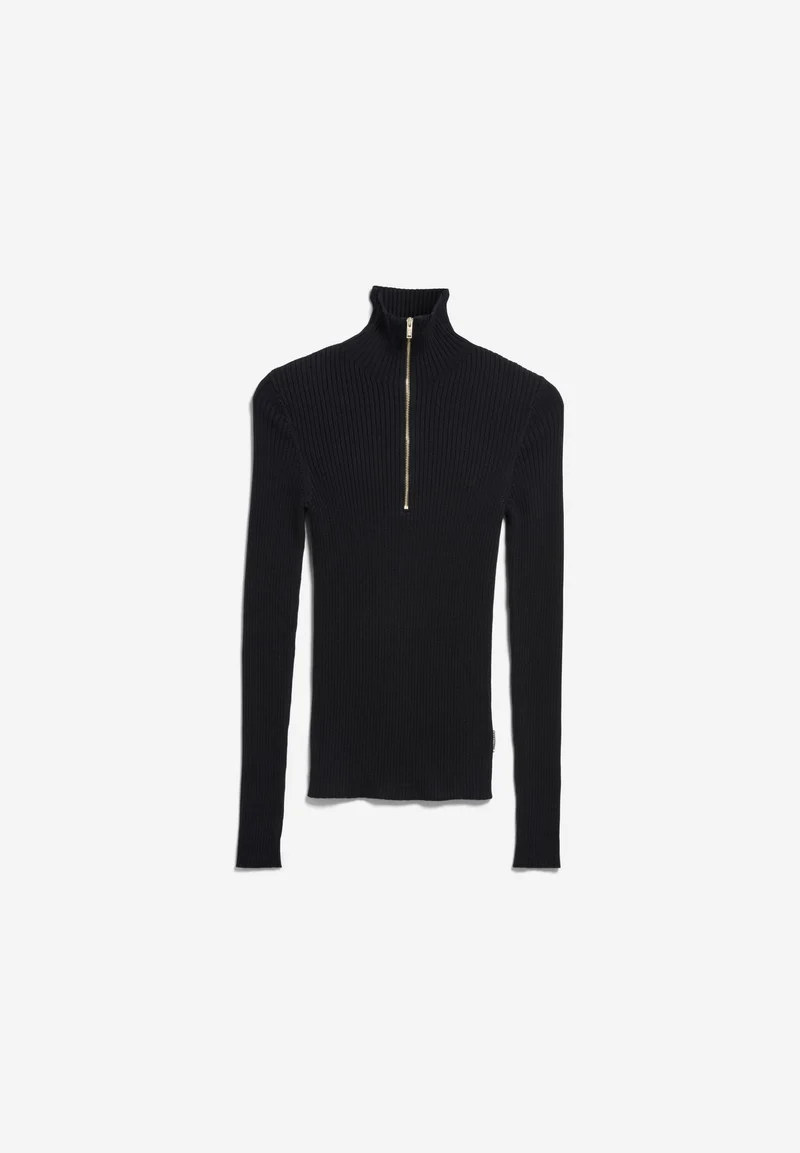 BAUMWOLL-STRICKTROYER | black