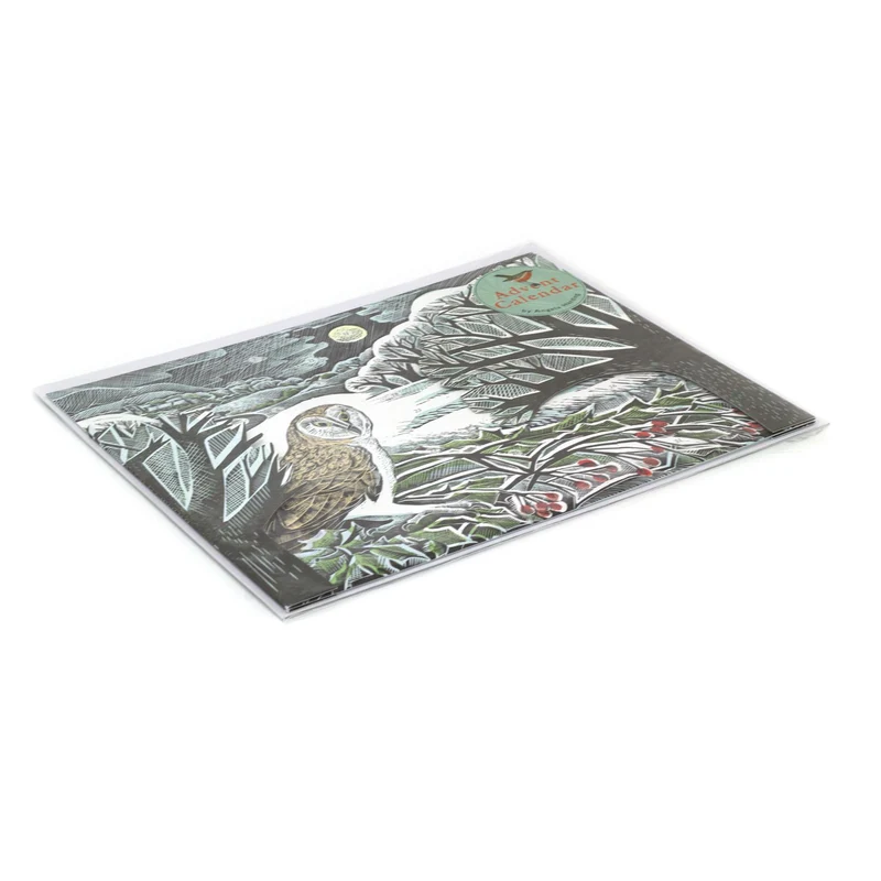 Owl in Winter Pop-up 3D Advent Calendar | Bird Christmas Calendar - 40x30cm