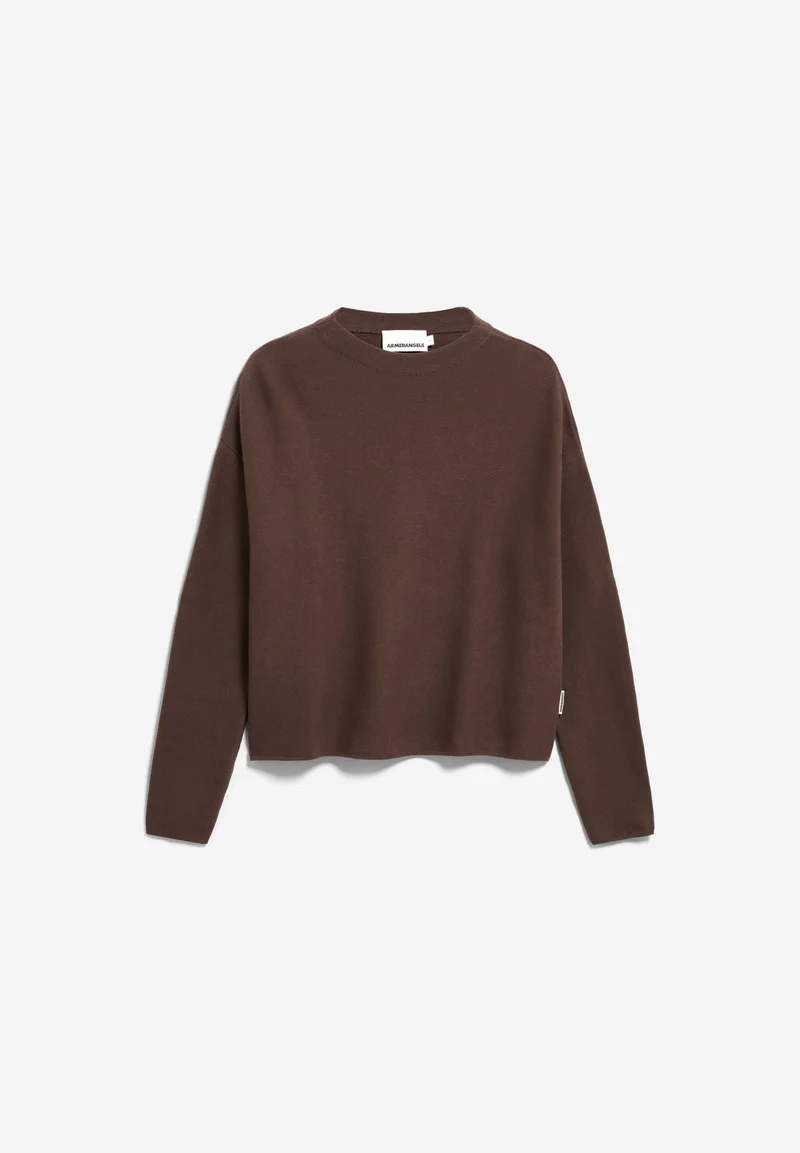 MERINAA LINKS-LINKS STRICKPULLOVER | claystone