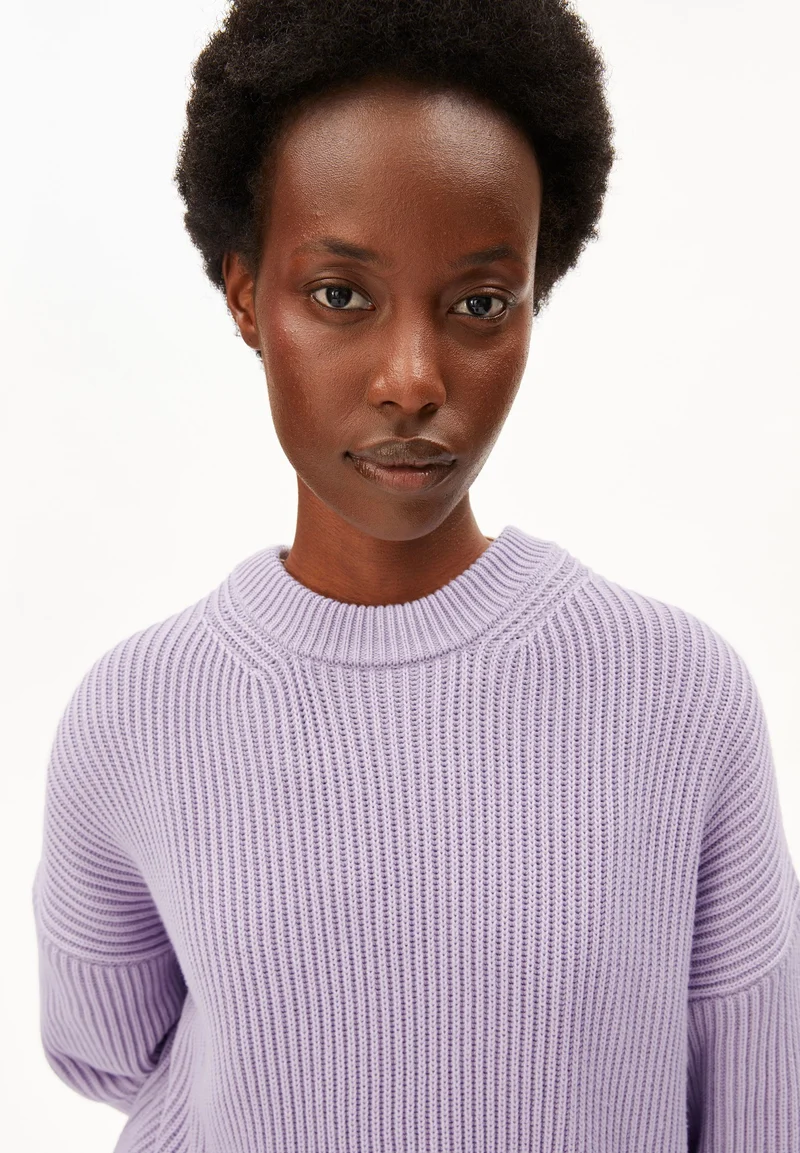VANISÉ RIPP-STRICKPULLOVER | moonlit lilac-dark moonlit lilac