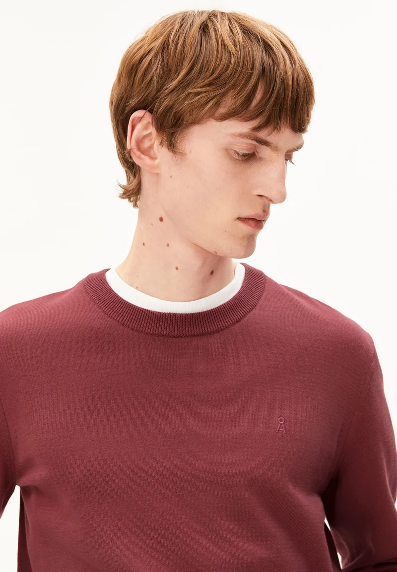 LOUKAA STRICKPULLOVER | velvet ember