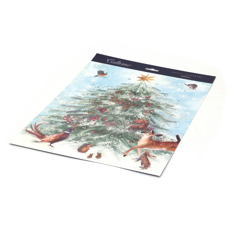 Woodland Tree Christmas Advent Calendar | Picture Advent Calendar - 41x31.5cm