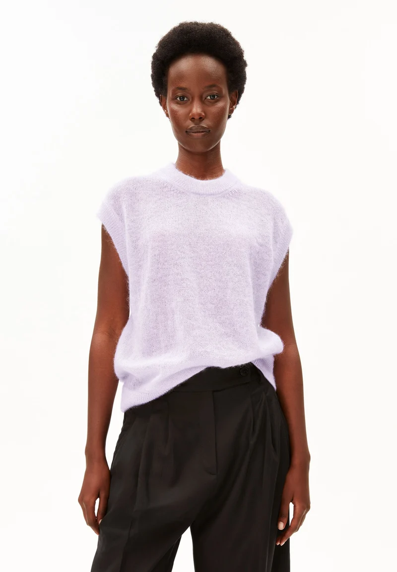 MOHAIR-MIX STRICKPULLUNDER | moonlit lilac