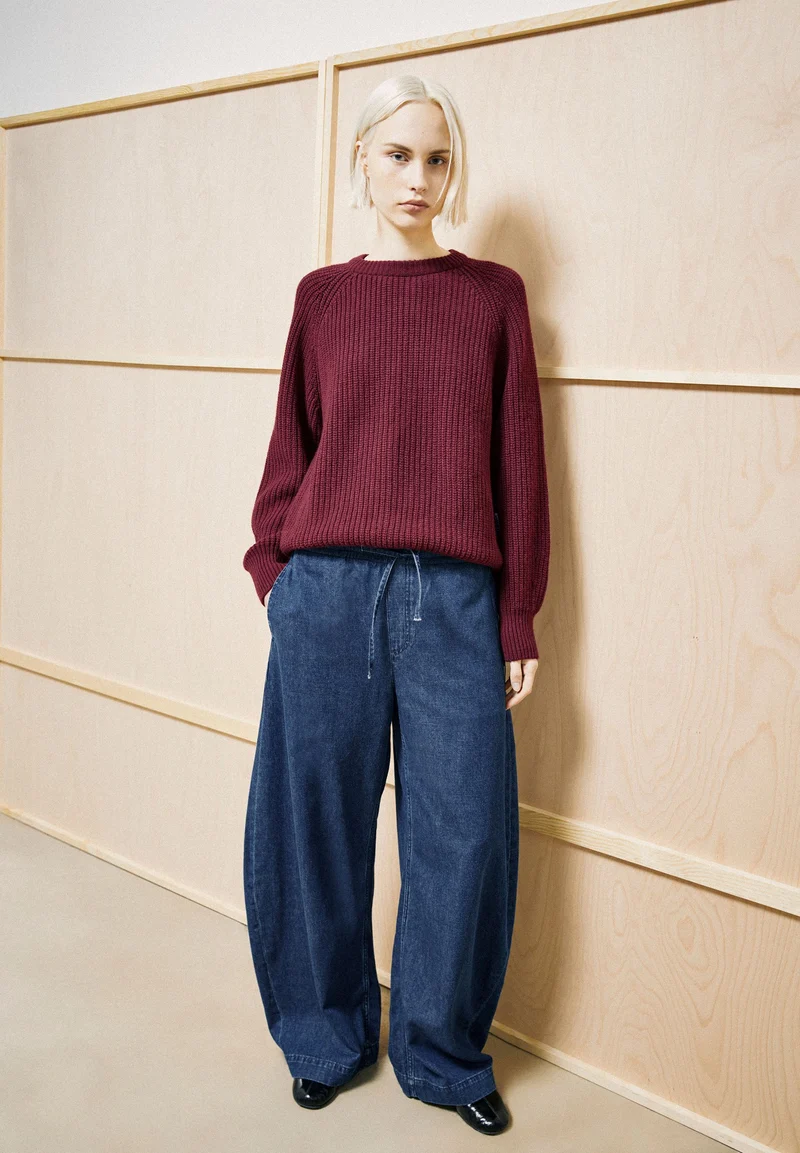 RIPP-STRICKPULLOVER | velvet red