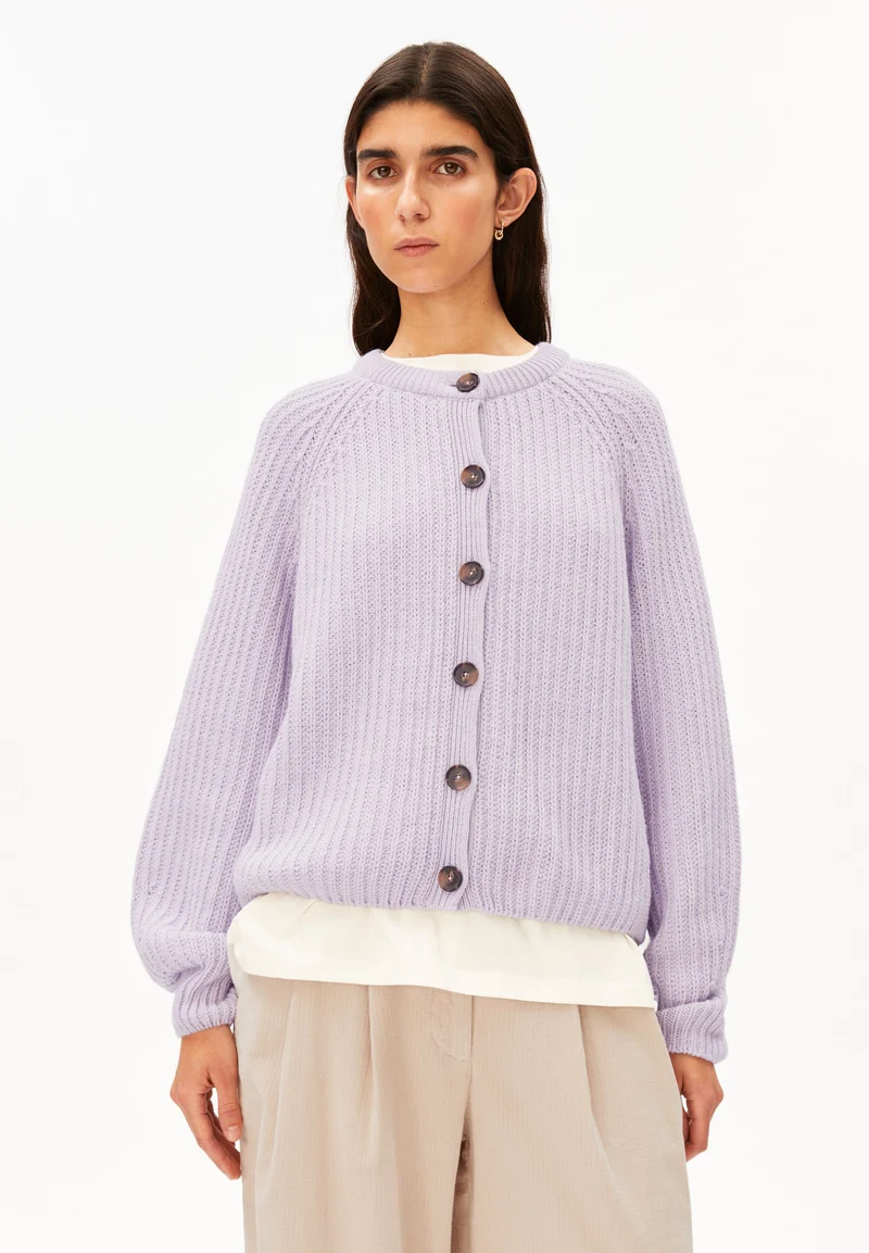 RIPP-STRICKJACKE | moonlit lilac