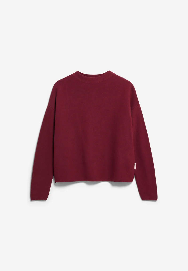MERINAA LINKS-LINKS STRICKPULLOVER | velvet red