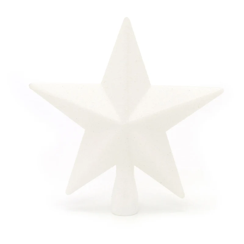 Elegant White Star Christmas Tree Topper | Christmas Tree Star Xmas Star Tree Topper | Christmas Tree Decorations