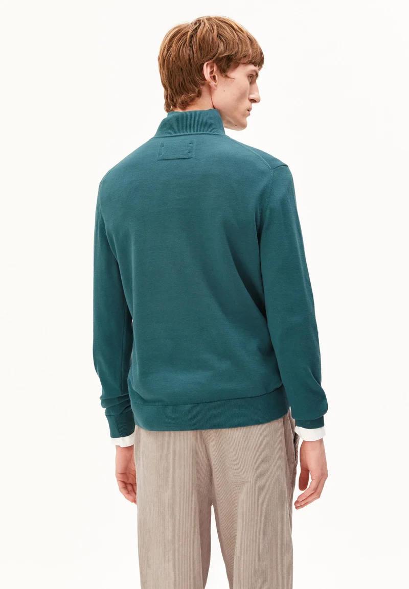 FAABES STRICKPULLOVER | petrol velvet