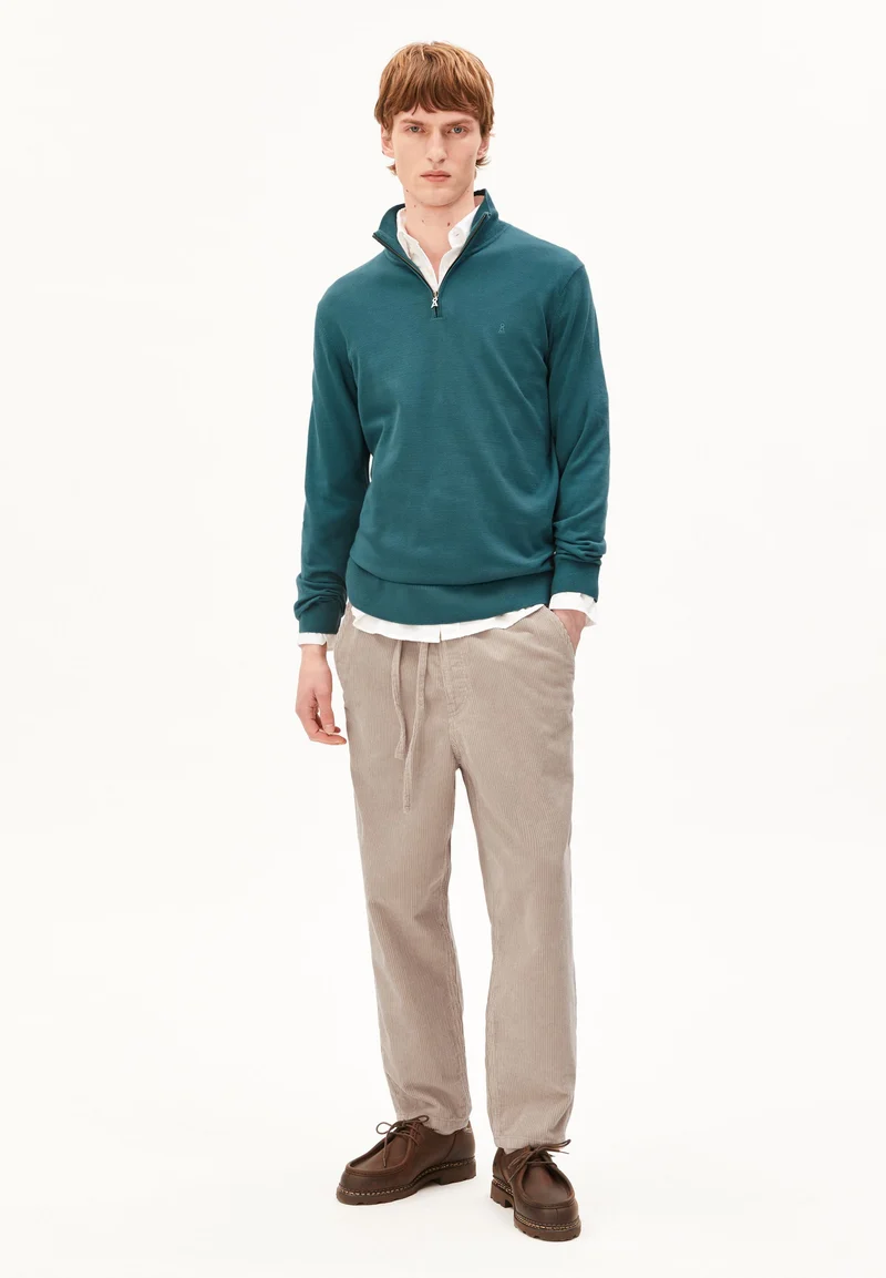 FAABES STRICKPULLOVER | petrol velvet