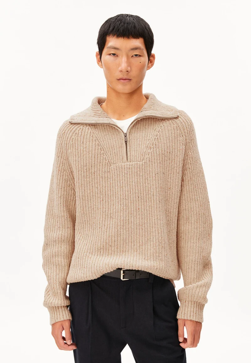 TWEED-STRICK-TROYER | sandstone tweed
