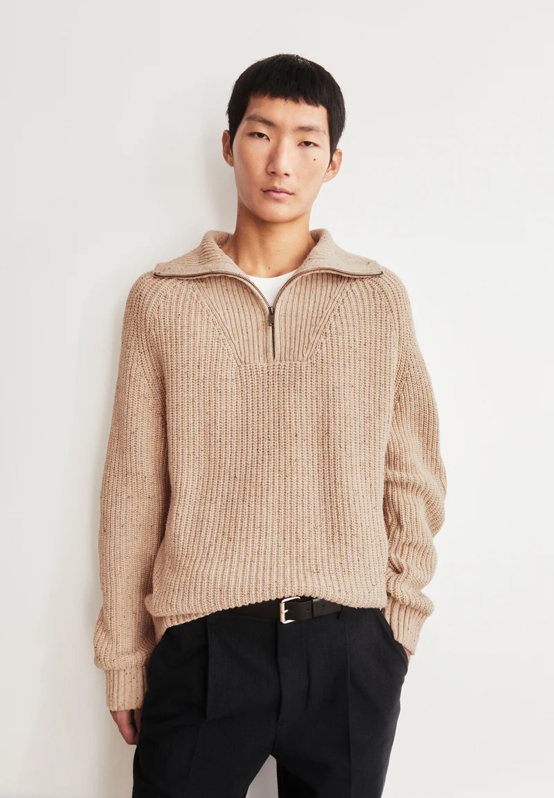 TWEED-STRICK-TROYER | sandstone tweed