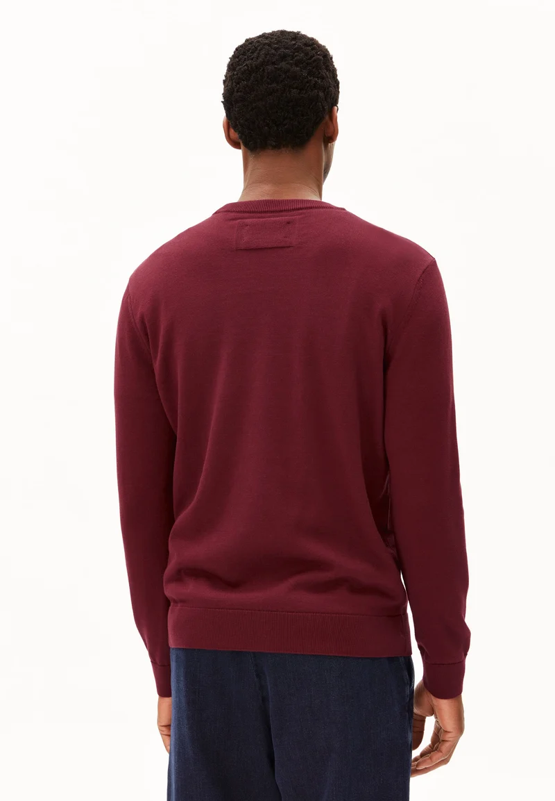 LOUKAA STRICKPULLOVER | velvet red