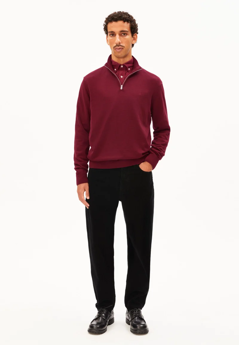 FAABES STRICKPULLOVER | velvet red