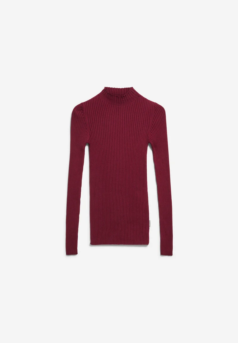 ALAANIA STRICKPULLOVER | velvet red