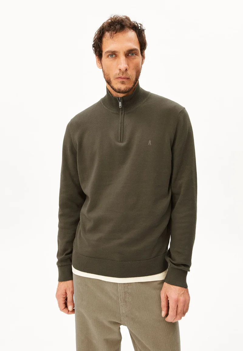 FAABES STRICKPULLOVER | dark earth