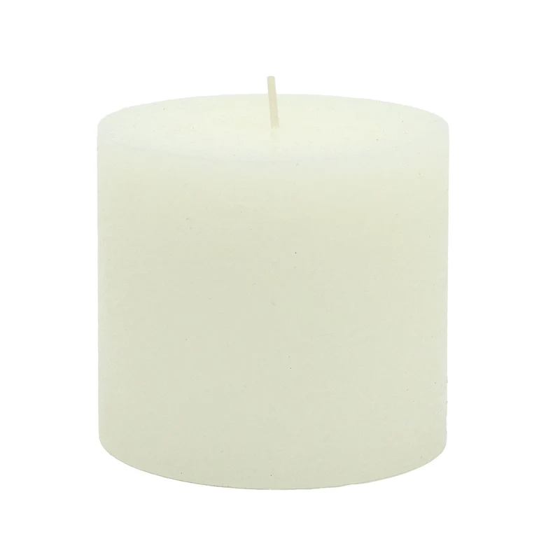 Ivory Pillar Candle | Church Pillar Candle Unscented Pillar Candle - 10x9cm