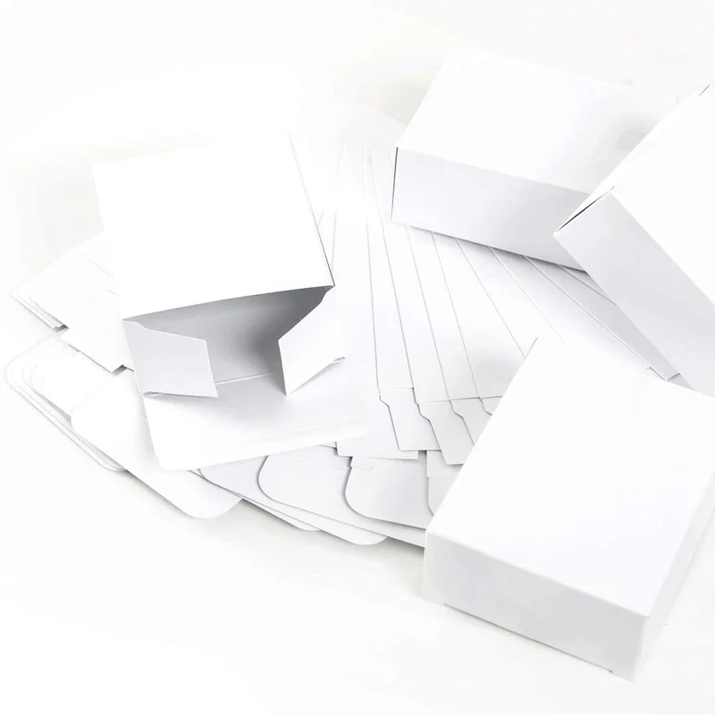 24 Geschenkboxen weiß 10 x 4 x 8 cm