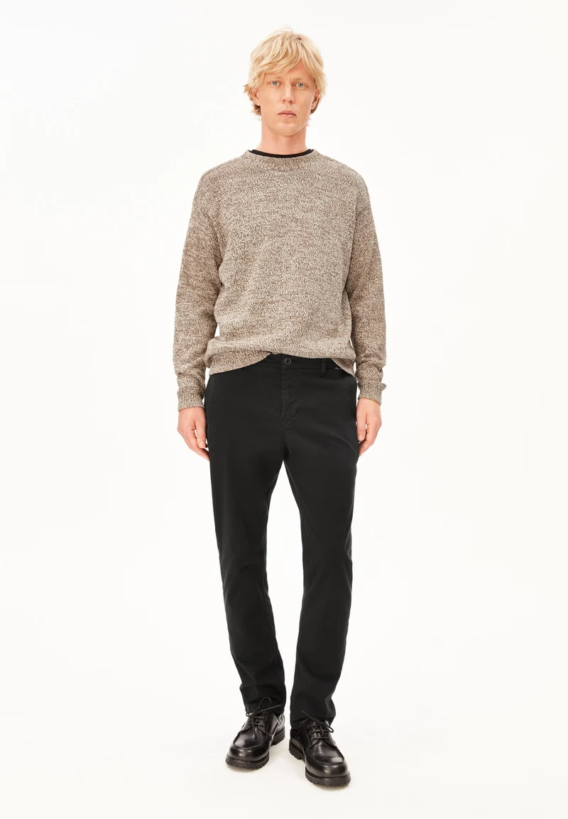 MOULINÉ-STRICKPULLOVER | amberwood-oatmilk