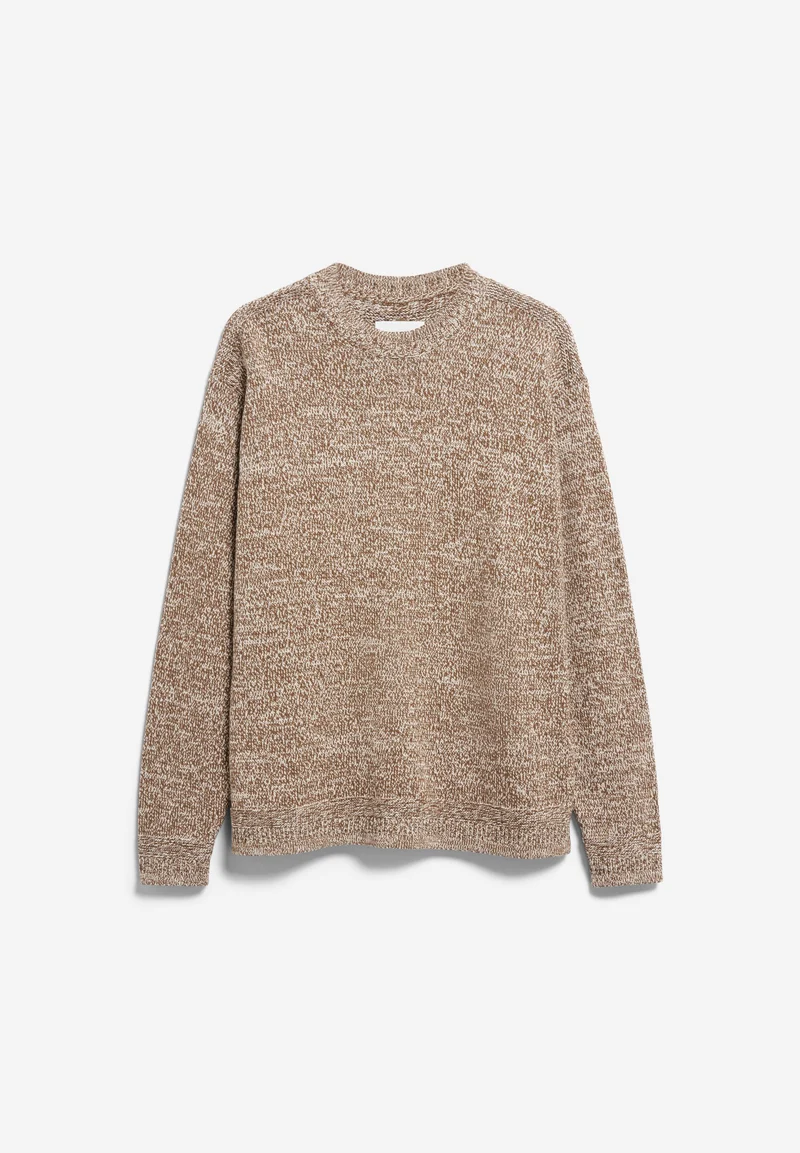 MOULINÉ-STRICKPULLOVER | amberwood-oatmilk