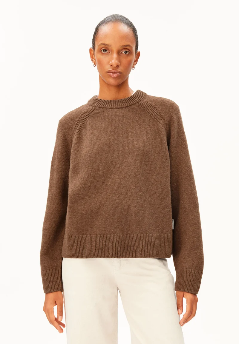 WOLL-STRICKPULLOVER | claystone melange