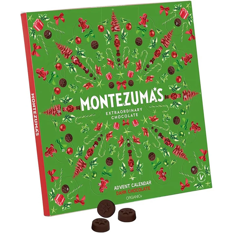 Montezuma’s Organic Vegan Dark Chocolate Christmas Advent Calendar - 200g
