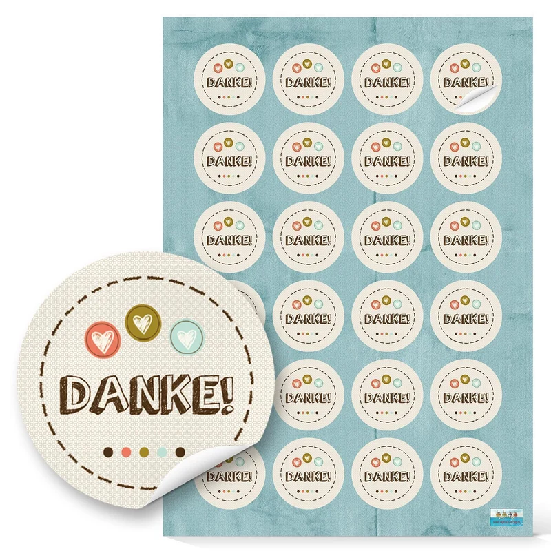 Buntes Aufkleber Set 131 Sticker - Danke + Anker + Sprüche Glückwunsch Motivation Liebe Freundschaft