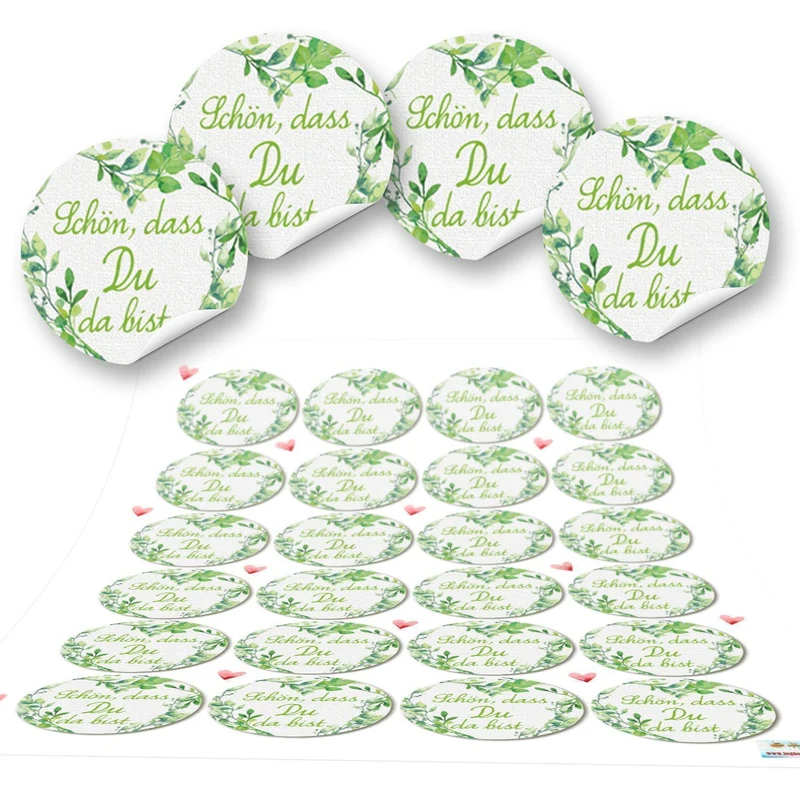 Aufkleber Set 131 Sticker DANKE + SCHÖN DASS DU DA BIST + Blanko + Sprüche Blumensprache Motviation