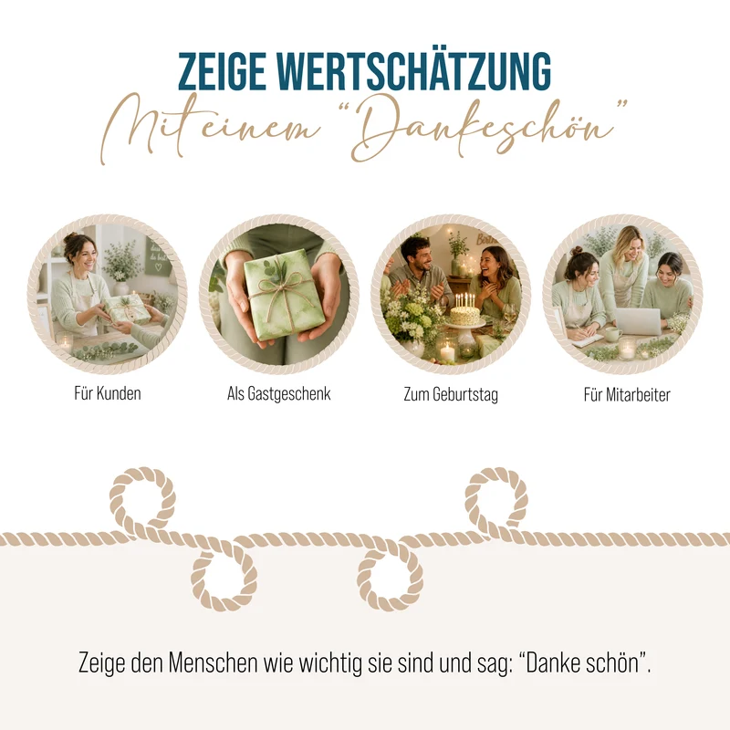 24 Fruchtgummi Tütchen Dankeschön hellgrün – Danke Geschenke mit gepunktetem Herz
