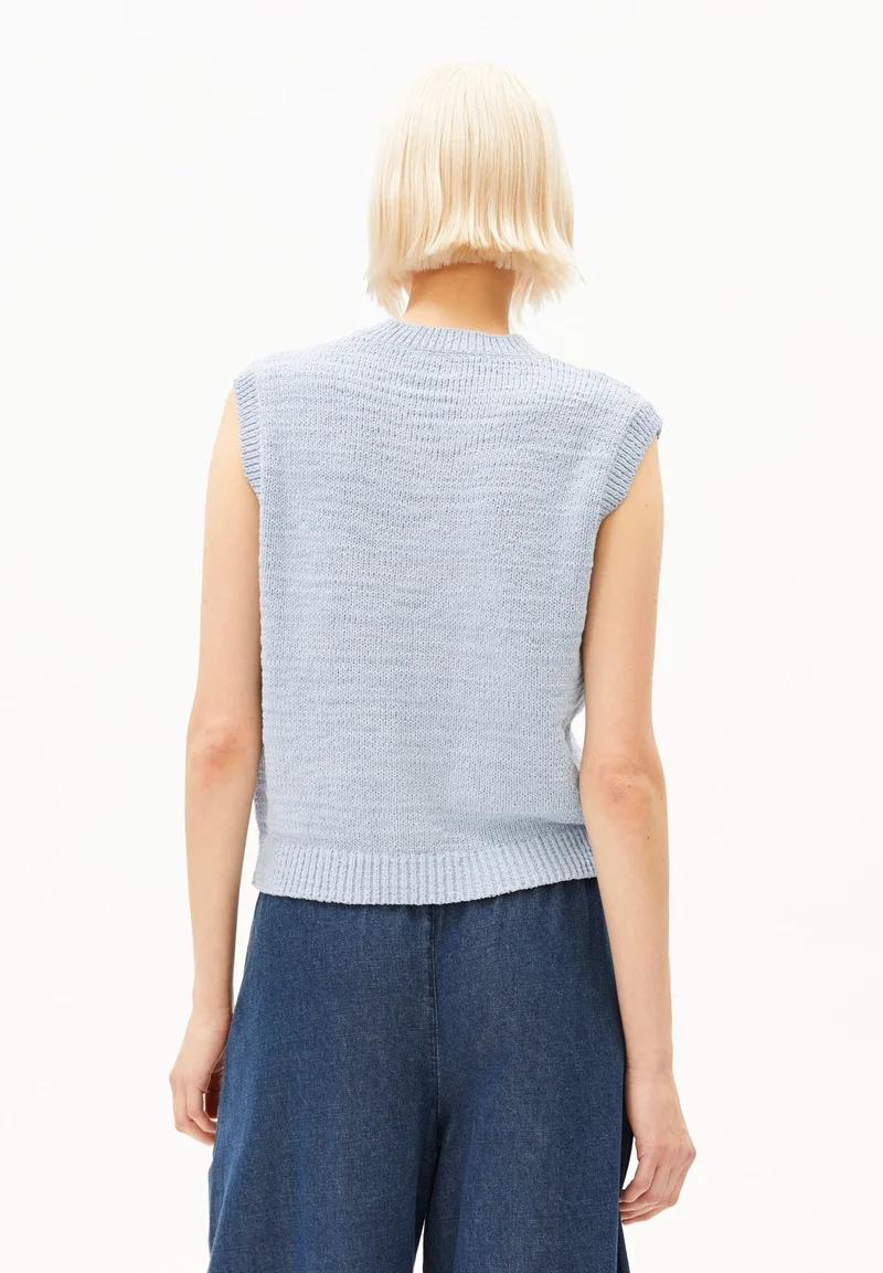 ICONIC Å BAUMWOLL-STRICKPULLUNDER | mistblue