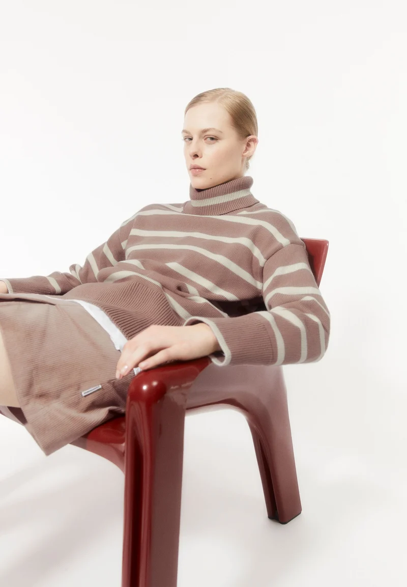 CHANAA STRIPES | cinnamon dust-oatmilk