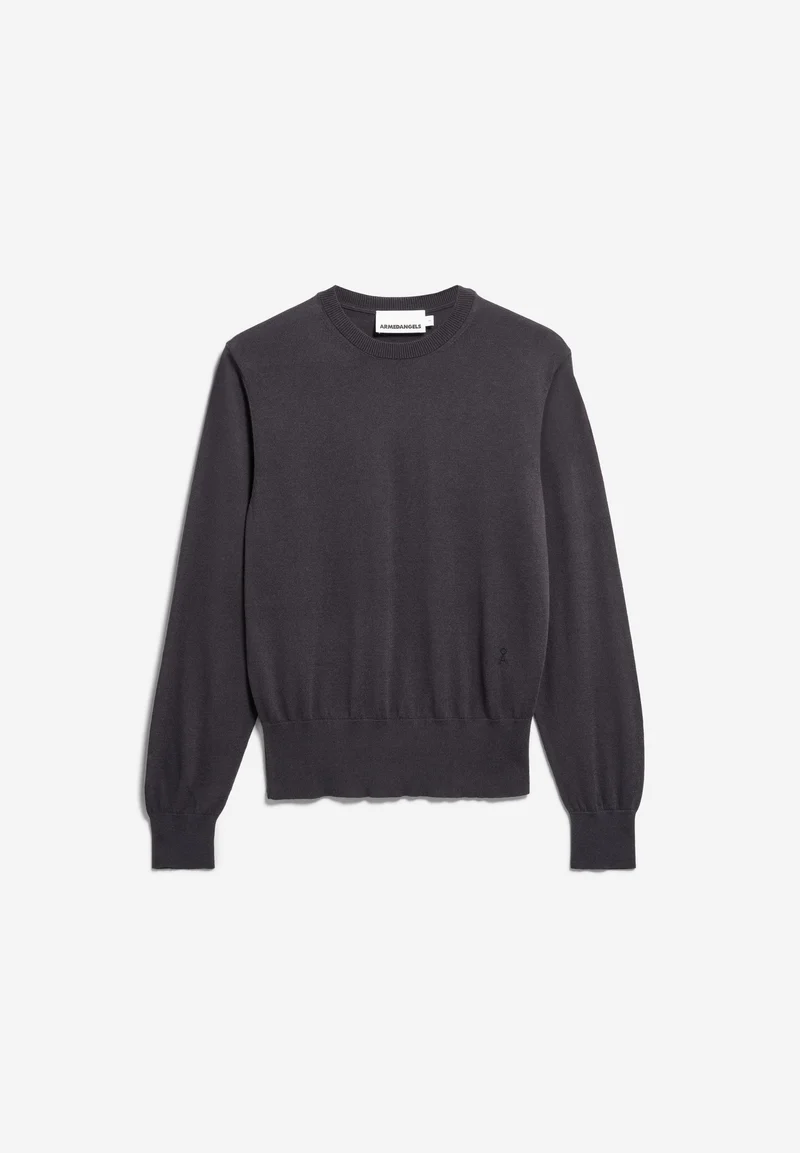 FEINSTRICKPULLOVER | dark steel