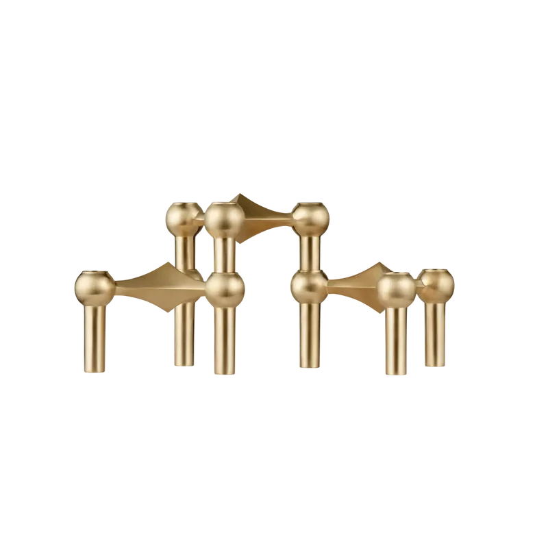 Kerzenhalter 3er Set - Stoff Nagel