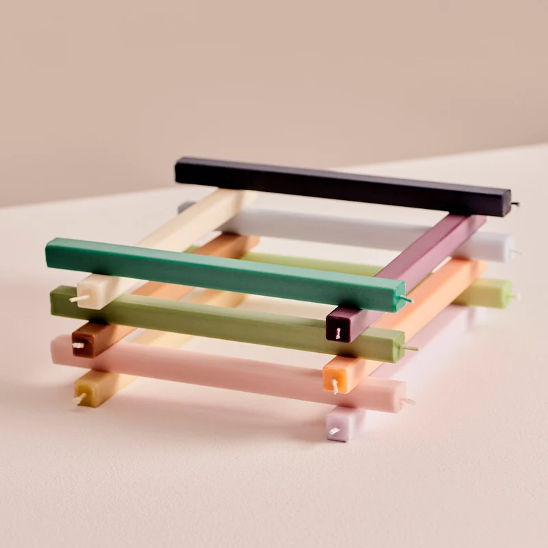 Square Candle Kerzen - HAY