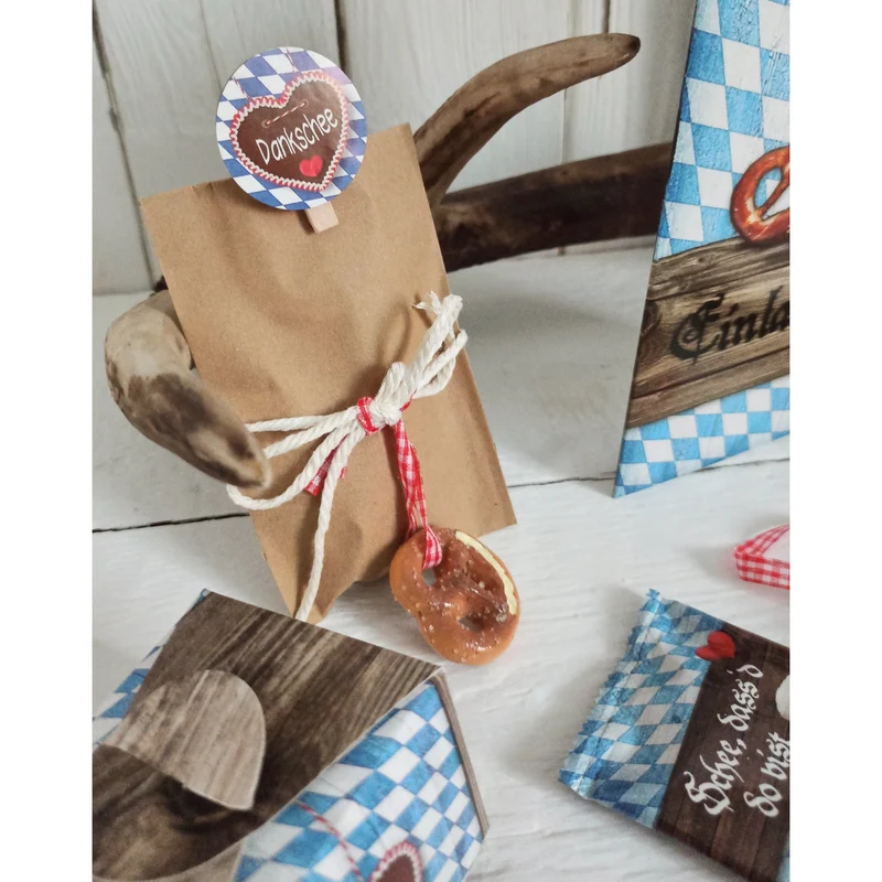 Kleine bayerische Geschenkbox zum Befüllen