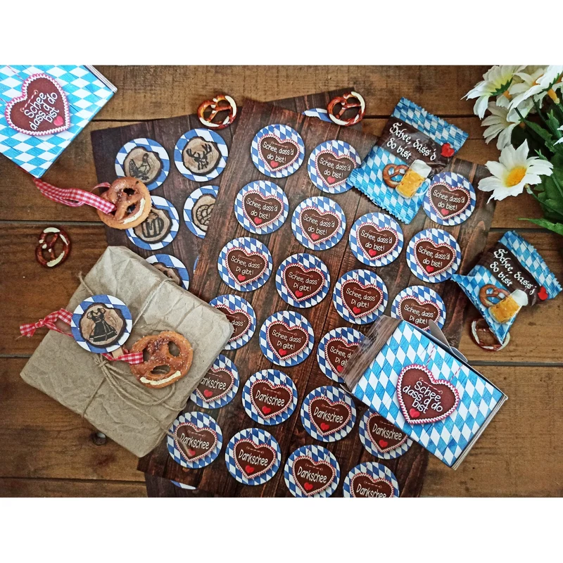 Kleine bayerische Geschenkbox zum Befüllen