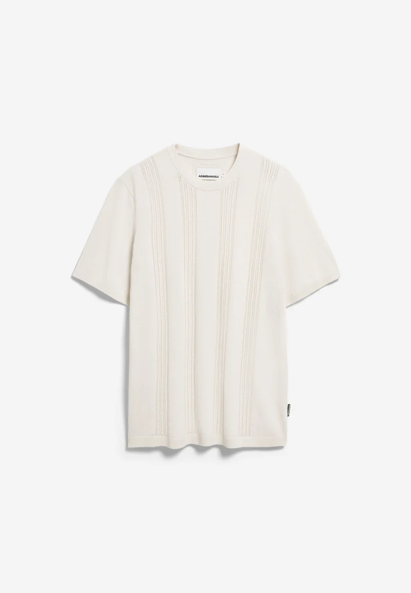 BAUMWOLL-STRICKSHIRT | pure
