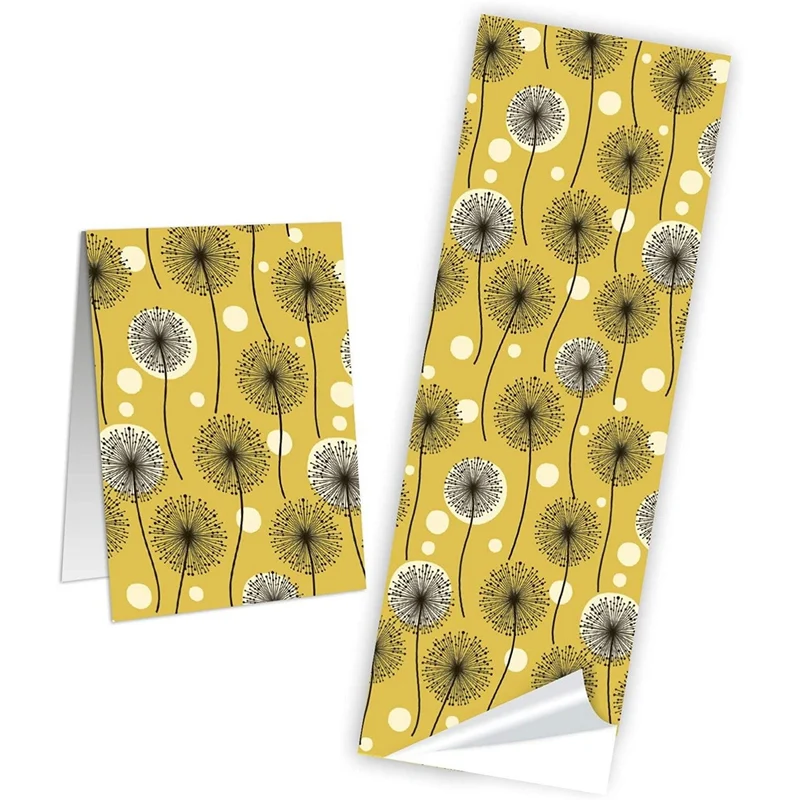 3 x 10 Geschenkaufkleber mit Pusteblumen-Motiv - selbstklebende Aufkleber in 5 x 14,8 cm